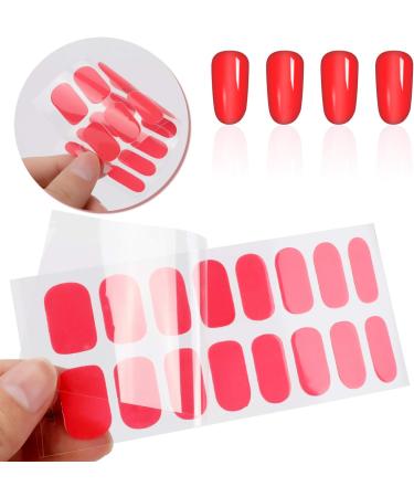 MWOOT 12 Sheets Solid Color Full Wraps Nail Stickers with Nail File - Self-Adhesive Nail Art Decals for Women - Manicure Kits for DIY Nail Decoration - Buy Online on GoSupps.com