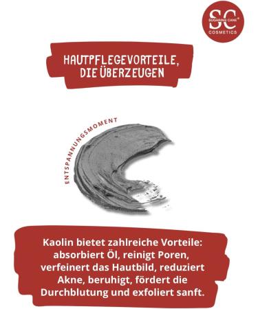  Sugaring Cane Kaoli Soothing Face Mask 150 ml | With Kaolin Chamomile and Calendula | Cleanses and Absorbs Oil | Facial Skin Cleansing | Made in Germany - Buy Online on GoSupps.com