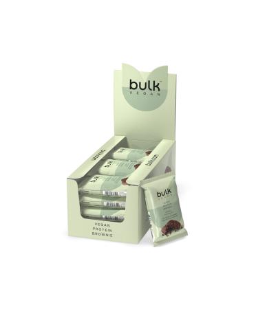 Bulk Vegan Protein Brownies Chocolate Pack of 12 Packaging May Vary
