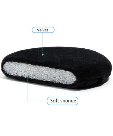 FUNSEED Powder Puff - Round Black Makeup Applicators 8 Pack | Perfect for Flawless Application - Buy Online on GoSupps.com