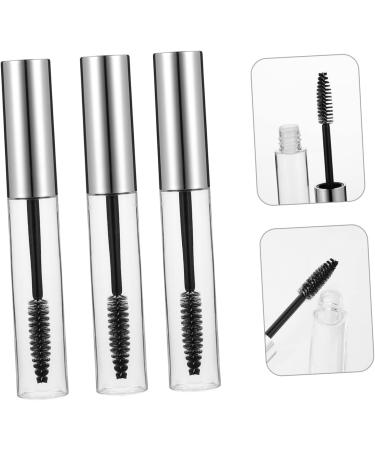 Beavorty 30 Pcs Mascara Empty Tube DIY Makeup Eyelash Cream Tube Makeup Lip Gloss Cosmetic Plastic Silver 1 g (Pack of 1) Silverx3pcs - Buy Online on GoSupps.com
