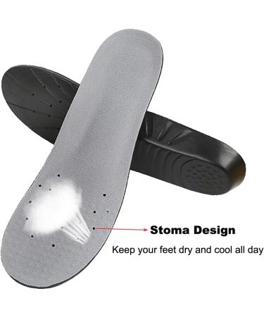 Memory Foam Insoles for Men, Women & Kids - Size M (Men's 6-9/ Women 7-11) - Buy Online on GoSupps.com