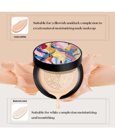 2024 Nuovo fungo testa cuscino d'aria CC crema trucco correttore idratante opaco di longa durata impermeabile di lunga durata adatto a tutti i tipi di pelle (Natural color 2) - Buy Online on GoSupps.com