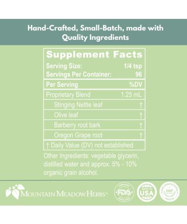 Mountain Meadow Herbs First Immune Defense | All Natural 4 oz Liquid Supplement for Fast Acting Immune Support - Buy Online on GoSupps.com