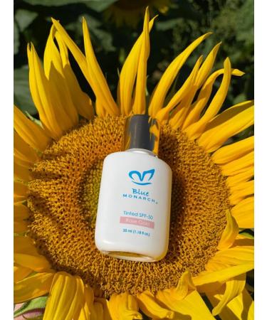 Tinted Sunscreen SPF 50 - Ultra-Light Mineral Sunscreen with Zinc Oxide | Rose Gold | Travel Size 1.1oz | Sensitive Skin Approved | All Skin Types - Buy Online on GoSupps.com