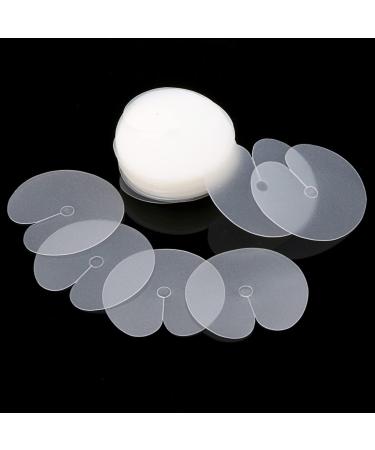 25 Pieces Heat Shield Guards  Hair Extensions Shield Circular  Single Hole  Round Spacer Template  Clear Fusion Glue Protector for Hair Extension Using  Heat Shield Guards for Hair Extension Bonding