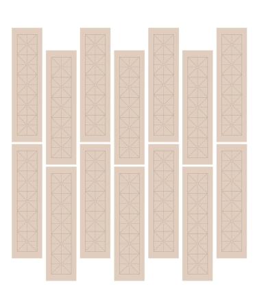 NUOBESTY Calligraphy Practicing Paper 100 Sheets Copy Stickers Chinese Calligraphy Paper Post Paper Major Student Brown 40X12X0.1CM