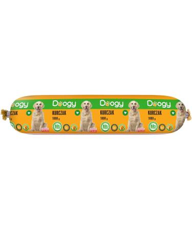 1 kg dog sausage dog food wet food high meat content premium | Dog food beef or poultry (12x 1kg chicken) - Buy Online on GoSupps.com