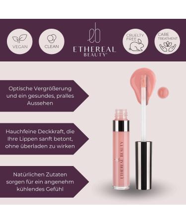 Ethereal Beauty Lip Volumizer 4.5 ml | Vegan Lip Booster for Volume & Shine | Hydrating Mint & Menthol Formula | Cruelty-Free - Buy Online on GoSupps.com