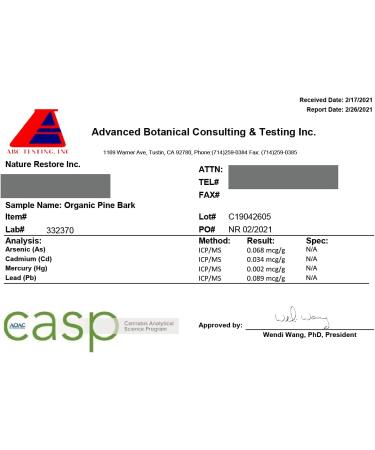 Organic Pine Bark Extract Powder 8oz (226g) | 95% Proanthocyanidins | USDA Certified, Vegan, Gluten-Free, Non-GMO - Buy Online on GoSupps.com