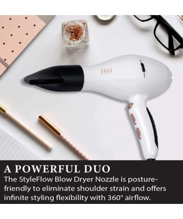 Air Lux Hair Dryer by HAI - Professional Lightweight Ergonomic Blow Dryer with Styleflow Nozzle for Effortless Styling | Ship Worldwide - Buy Online on GoSupps.com