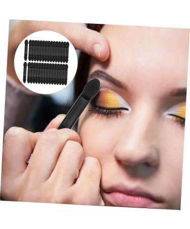 PLAFOPE 100pcs Eyeshadow Brush Kit Make up Sponges for Face Eyeshadow Sponge Short Mini Black - Buy Online on GoSupps.com