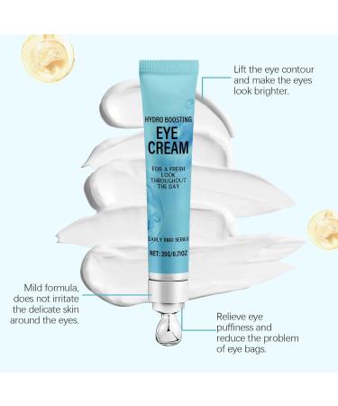 Under Eye Cream For Dark Circles And Puffiness Caffeine Eye Cream Anti Aging Brightener With Niacinamide Korean Skin Care Formula Eye Cream Peptide Complex Puffy Eyes Massage Zinc Roller (1) - Buy Online on GoSupps.com
