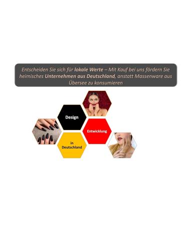 Ain Katy Press-On Nails - 24 Black Short Self-Adhesive Christmas Artificial Fingernails - Buy Online on GoSupps.com