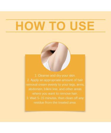 Cr me d pilatoire au curcuma et la vitamine C pour le visage et le corps douce et non irritante id ale pour les peaux sensibles (l vre sup rieure menton jambes et maillot). (4PCS) - Buy Online on GoSupps.com