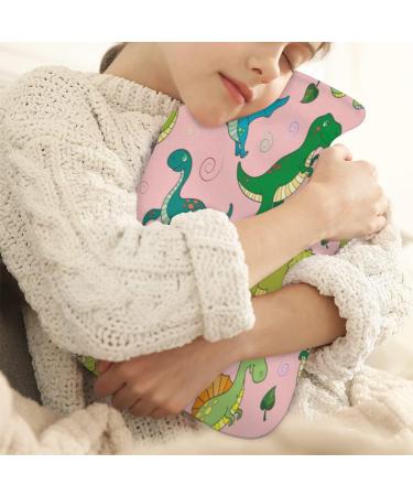 Kawaii Dinosaur Heat Bottle with Fluffy Cover - 2L Capacity for Cozy Nights Pain Relief for Back Neck & Shoulders - Buy Online on GoSupps.com