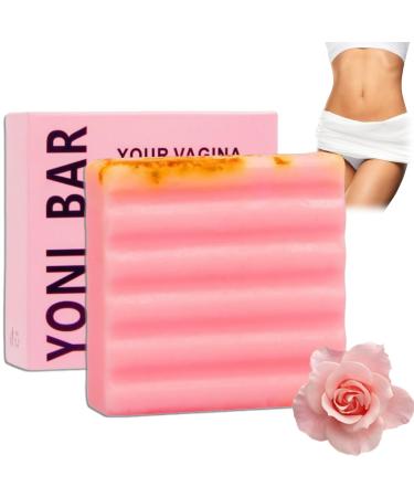 Yoni Women's Soap Bars Advanced Soap Bars Intimate Washing Female Natural Soap Bars Yoni Bar Soap for Women Ph Balance Feminine Wash for Women Feminine Hygiene Wash Suitable for All Skin Types 100g
