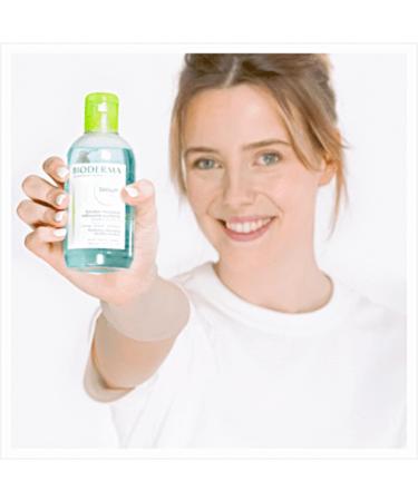 Bioderma S bium H2O Micellar Water - Purifying Cleanser to Remove Make Up Impurities & Pollution for Acne Prone Oily & Combination Skin - Prevent Blemishes 500ml Unscented 500 ml (Pack of 1) - Buy Online on GoSupps.com