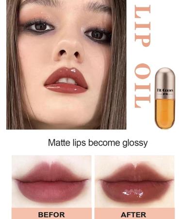 ZEKKLE Plumping Lip Oil - Tinted Lip Oil - Long-Lasting Lip Gloss Set to Moisturize Soften and Soothe - Buy Online on GoSupps.com