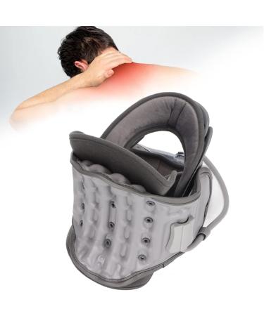 Inflatable Cervical Support Traction Device - Adjustable Neck Pain Relief Tool | Buy Online Ships Internationally - Buy Online on GoSupps.com