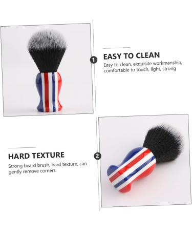 Frcolor Soft Beard Hair Brush - Vintage Barber Soap & Shave Bowl Brush for Men | Ideal for Hair Removal & Grooming - Buy Online on GoSupps.com