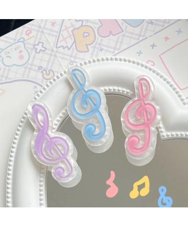 XIAHIOPT Girls MusicNote-Shape Hair Clip Clip Hairpin Women Hair Tool for Side Hair Korean Headdress Purple - Buy Online on GoSupps.com