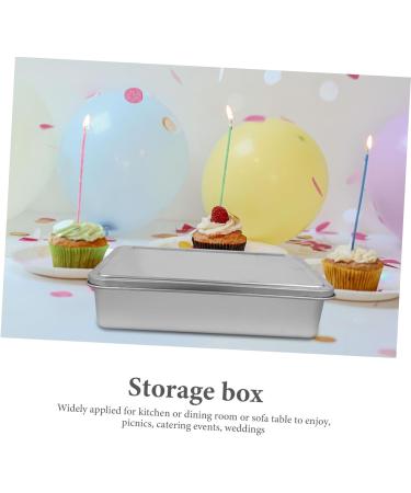 GRIRIW Food Tray Box Lid Holder Kitchen Bar Compartment Prep Compartments Organizer with Garnish Serving Meal Metal Trays - Buy Online on GoSupps.com