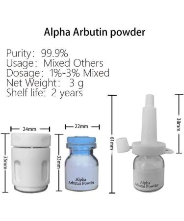 Symeas Alpha Arbutin Powder Renew Skin Anti-aging Serum Powder Repair Sunburn Skin Reduce Diminish Acne Treatment Pigmentations Life Spots - Buy Online on GoSupps.com