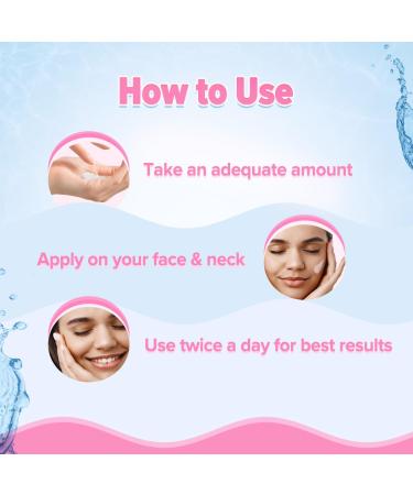 Aqualogica Radiance+ Oil Free Face Moisturizer | Watermelon & Niacinamide Infused | Helps Reduce Acne Marks | Hydrates Skin without Stickiness | 3.38 Fl Oz/100ml - Buy Online on GoSupps.com