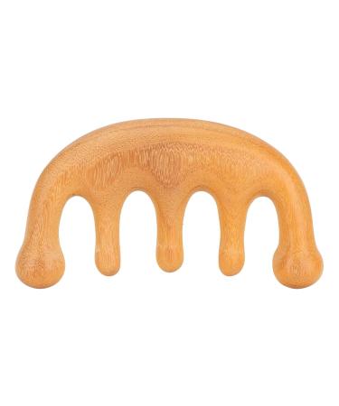 Natural Wood Wide Tooth Hair Comb | Scalp Massage & Multifunctional Portable Comb for Head Neck & Shoulders - Ship Internationally - Buy Online on GoSupps.com