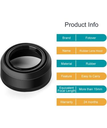 62mm Universal Collapsible Lens Hood with Lens Cap for Canon Nikon Sony Pentax Olympus Fuji Camera - Buy Online on GoSupps.com