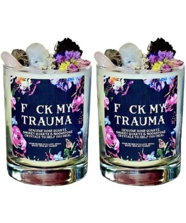 2024 New My Trauma Candle Fun Office Candle Gift Stress Relieving Candle for Friends Fun Relaxation Gift for Women and Men Mental Health Gift (B)