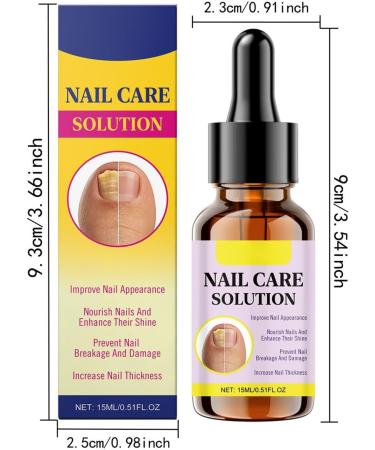 Nail care solution nourishing thickening solution 15 ml nail strengthening drops hand and foot care nourishing formula for women men teenagers athletes - Buy Online on GoSupps.com
