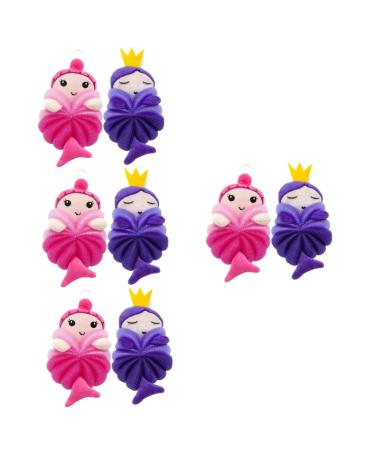 FRCOLOR 8 Pcs Bath Ball Shower Washing Luffa Shower Ball Body Scrubber Shower Loofah Sponge Bath Pouf Sponge Pouf Wash Kids Body Wash Bathroom Shower Loofah Mesh Back or Baby Clean