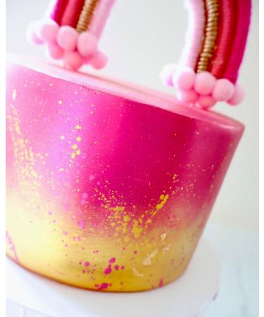 Baked Studio Original Edible Glitter Lustre Dust - Pink Shimmer 15g for Cake Decorating - Buy Online on GoSupps.com
