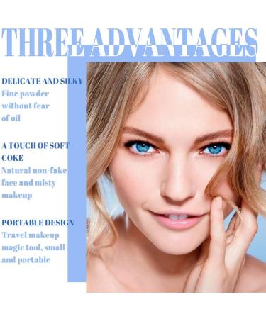 siduytin Soft Powder Cake Long Lasting Natural Nude Matte Pressed Setting Powders Moisturizing Concealer Facial Makeup Cosmetics - Buy Online on GoSupps.com