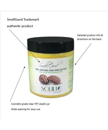 Premium African Shea Butter - Pure Raw Unrefined Ivory (16oz) | Doubled Filtered | 66 Pack 100% Natural Skincare - Buy Online on GoSupps.com