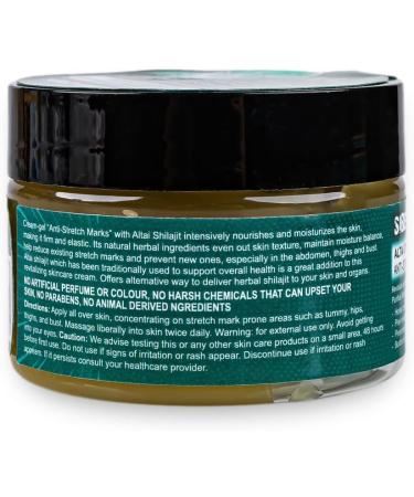 Siberian Green Altai Cream-Gel Anti Stretch Marks with Shilajit & Siberian Herbs - 100 ml | Best Stretch Mark Solution - Buy Online on GoSupps.com