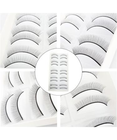 YESHUTIME 10 Pairs Practice Fake Lashes Waterproof False Eyelashes False Eyelashes Strips Ladies and Girls - Buy Online on GoSupps.com