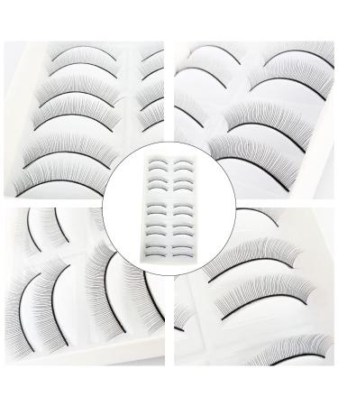 10 Pairs Waterproof Practice False Eyelashes Strips for Ladies and Girls - Buy Online on GoSupps.com