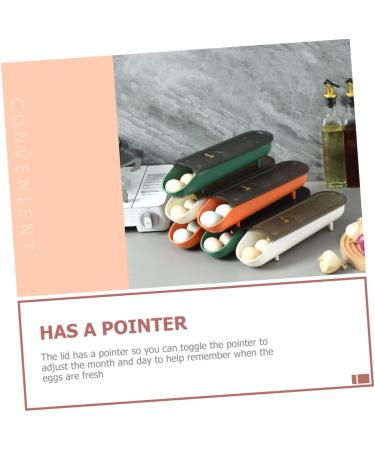 OSALADI 3pcs Refrigerator Sorting Lid Stackable Holders with Bins Household Auto Fridge Containers Scing - Buy Online on GoSupps.com