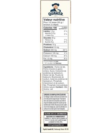 Quaker Protein Pancake Mix 650g Pack of 1 High Protein 650 g (Pack of 1) - Buy Online on GoSupps.com