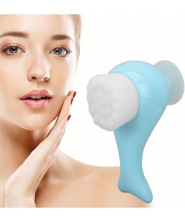 Glomora Makeup Cleansing Brush Nylon Soft Bristles Handheld Face Brush with Silicone Sucker - Buy Online on GoSupps.com