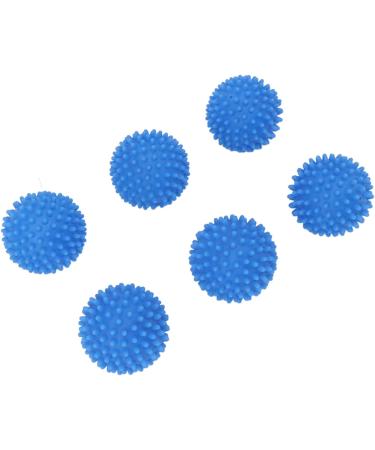Eco Laundry Dryer Silicone Balls Silicone Laundry Dryer Reusable Balls Practical Reduce Drying Time Eliminate Wrinkles Reusable for Apartment (Blue 6 PCS) - Buy Online on GoSupps.com
