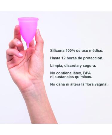Farma Inca Menstrual Cup - Hypoallergenic Medical Silicone 12 Hours Protection Includes Carrying Bag | Safe & Easy to Use - Buy Online on GoSupps.com