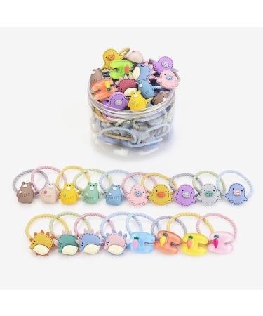 30 with animal leather band hair ring tie hair does not hurt hair ring girls cute princess head rope