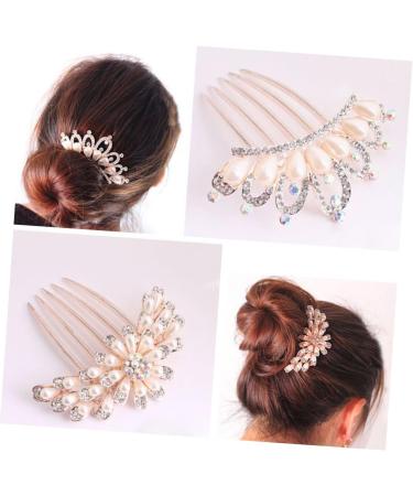 minkissy Comb Wedding Comb Headpieces hair clips for women Wire Hair bridal hair comb goody hair clips for women wedding head pin crystal needle Wedding - Buy Online on GoSupps.com