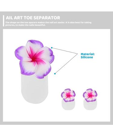 Beaupretty 32pcs Silicone Toe Separators: Flower Toe Spacers for Pedicure Dividers and Nail Art - Home Salon DIY Pedicure Tools - Buy Online on GoSupps.com