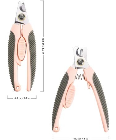Lesfit Professional Dog & Cat Claw Scissors with Nail Files Premium Nail Clippers for Large & Medium Pets with Safety Protection - Buy Online on GoSupps.com