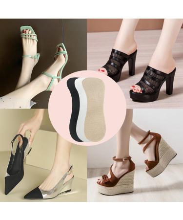 2 Pairs Weight Shifting Gel Insoles for High Heels - Pain Relief & Comfort Inserts for Women - Anti-Slip Self-Adhesive Heel Pads - Buy Online on GoSupps.com